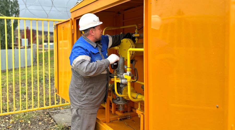 В райцентре Алтайском снабдили газом все дома